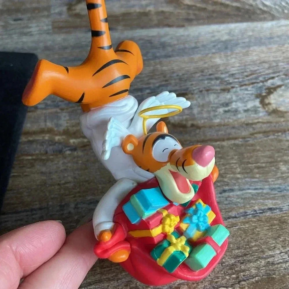 * Vintage* Disney | Tigger with Santa Bag Ornament - Picture 2 of 4
